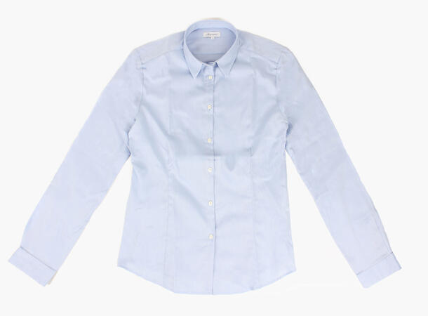 YORK ladies 100% cotton shirt 71 Lt. blue 40 