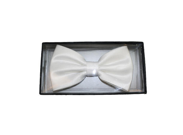 Bowtie flat end White bowtie 