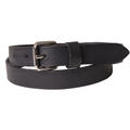 MANZINI JEANS BELT 2.5CM SILVER BUCKLE 09 Black