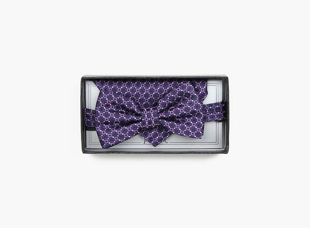 MANZINI Silk Bowtie w/ Handky 