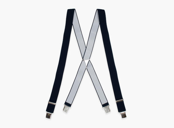 NOHR Men's Suspenders 35 mm 79 Marine Ensfarget 