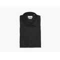 HOUSTON Sort Skjorte Slim Fit Svart 100% cotton Non Iron  l/erm  Slim - XL