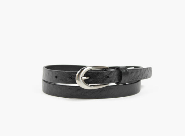 Women belt 2cm black 