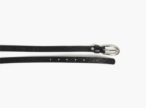 Women belt 2cm black 