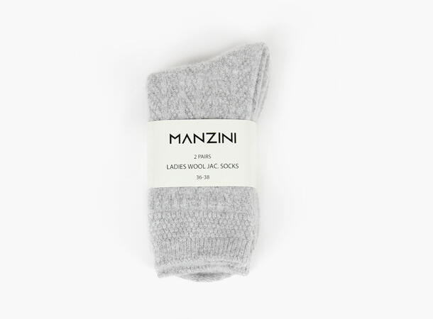 MANZINI Ull Angora Sokk 2pk 