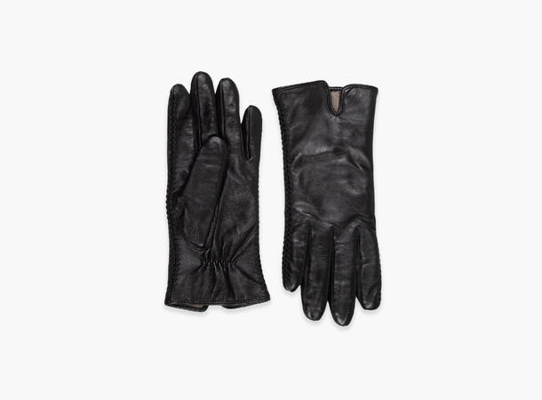MANZINI Classic Leather Gloves 09 Black 7,5 